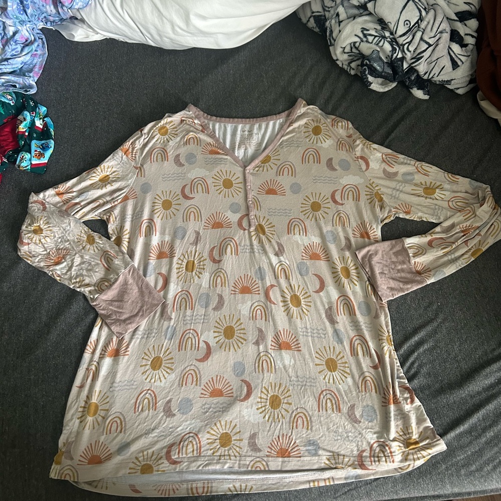 Little Sleepies Sunshine and Rainbows Women's Top